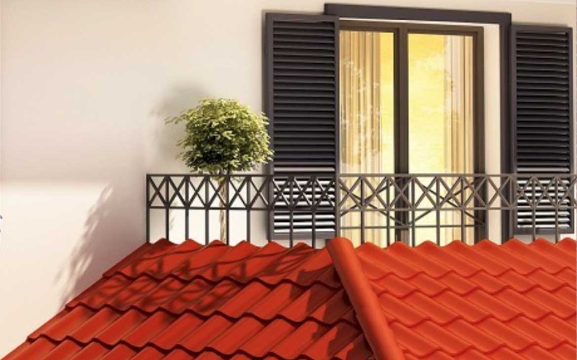 Frangisole a lamelle orientabili per controllo solare