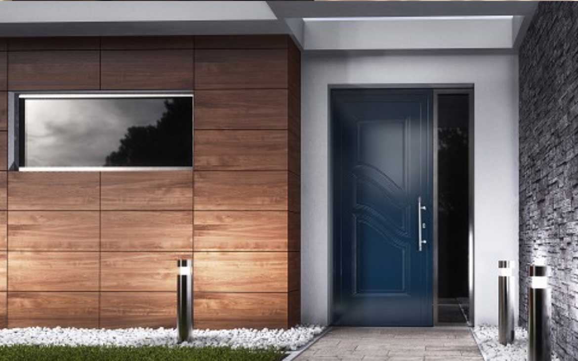 portoncini moderni per edilizia civile