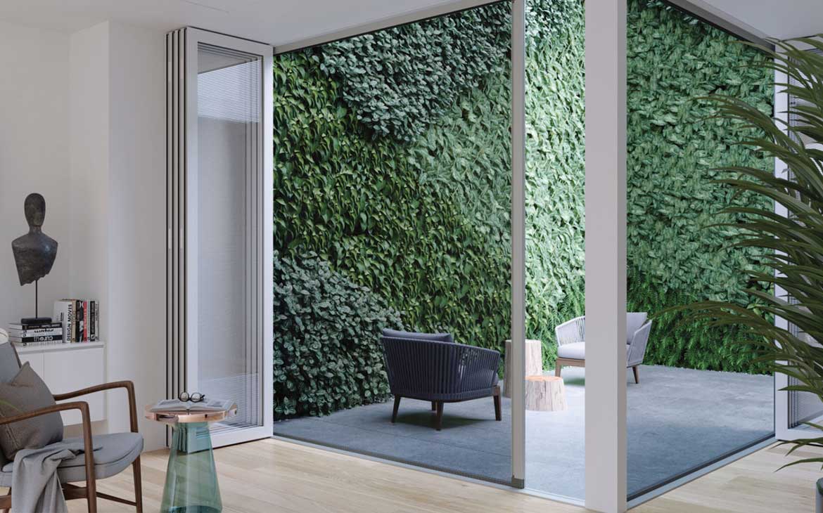 Zanzariere verticali e orizzontali con guide a scomparsa